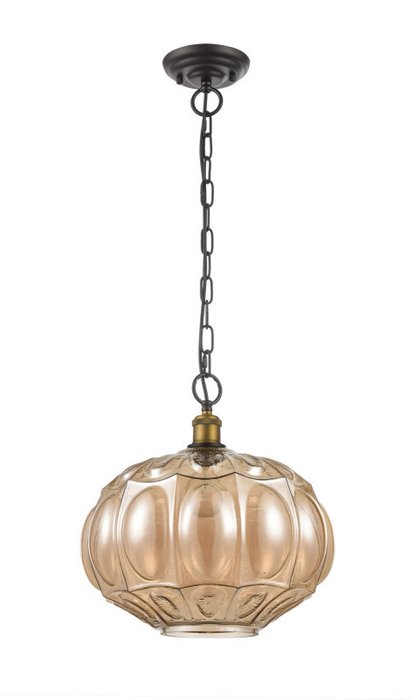Подвесной светильник Helen янтарного цвета - купить Подвесные светильники по цене 14019.0