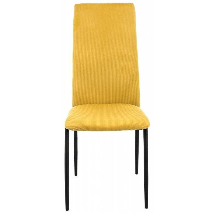 Обеденный стул Tod yellow / black желтого цвета - купить Обеденные стулья по цене 2660.0