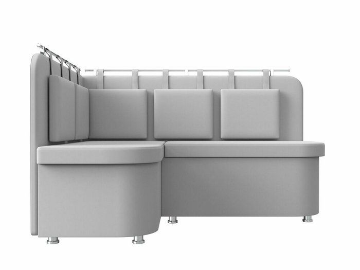 Угловой диван Уют белого цвета (экокожа) левый угол - купить Угловые диваны по цене 31990.0