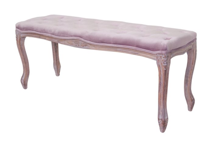 Оттоманка Kina narrow pink розового цвета - купить Банкетки по цене 19350.0 Оттоманка Kina narrow pink розового цвета - купить Банкетки по цене 19350.0