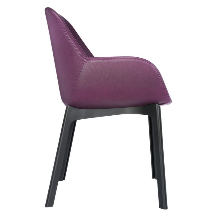 Стул Clap черно-фиолетового цвета - лучшие Обеденные стулья в INMYROOM