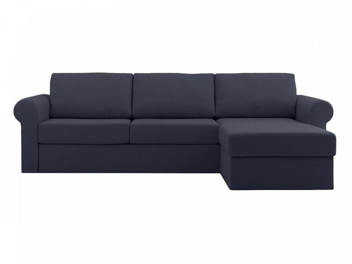 Угловой диван-кровать Peterhof темно-синего цвета