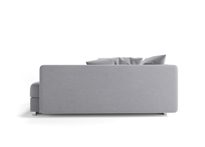 Угловой диван Аморро серого цвета - лучшие Угловые диваны в INMYROOM