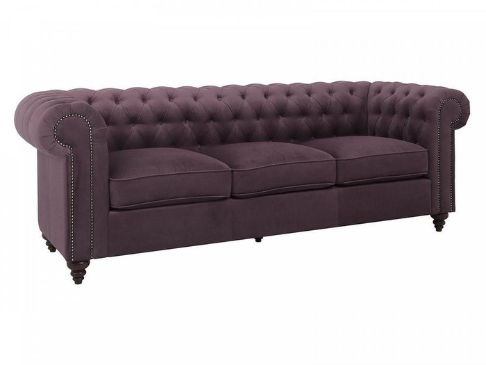 Диван Chester Classic фиолетового цвета  - купить Прямые диваны по цене 106830.0