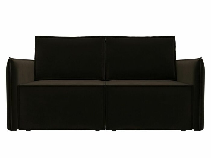Диван-кровать Либерти мини темно-коричневого цвета - купить Прямые диваны по цене 49999.0