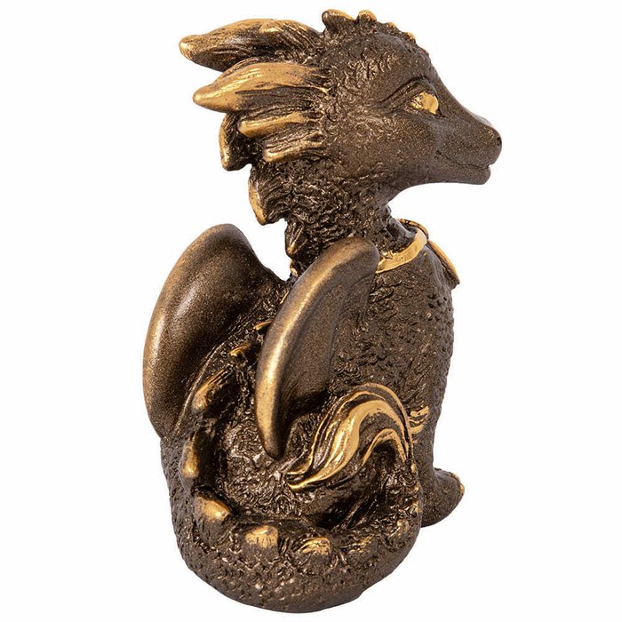 Статуэтка Дракон Ария бронзового цвета - купить Фигуры и статуэтки по цене 1458.0