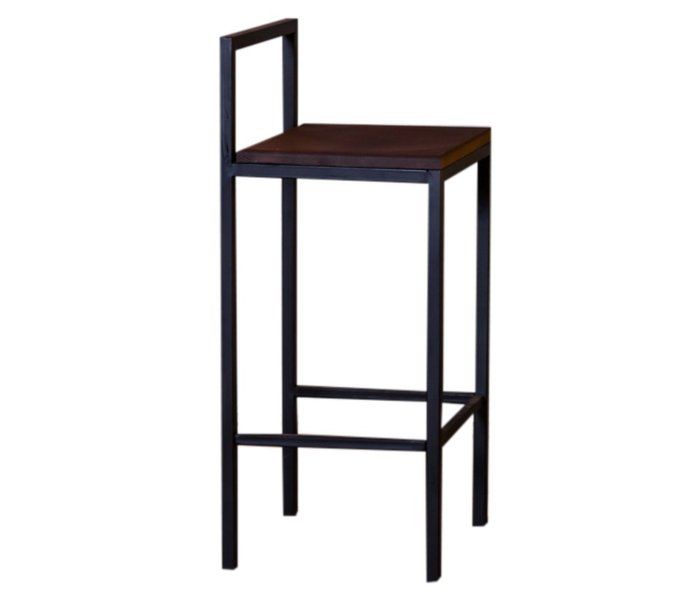 Барный стул Брайтон черно-коричневого цвета - купить Барные стулья по цене 7490.0