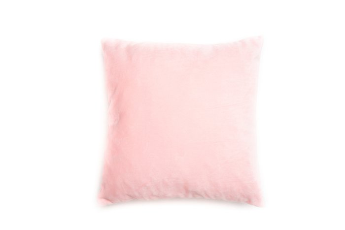 Подушка 40х40 розового цвета