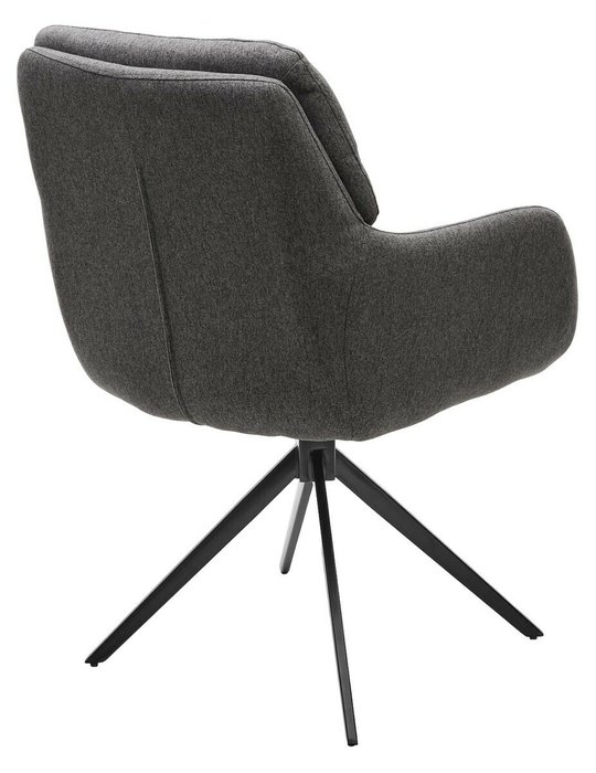 Стул поворотный Moon серого цвета - купить Обеденные стулья по цене 16500.0