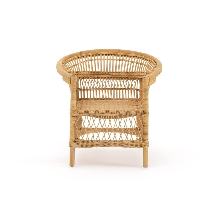 Кресло ротанговое Malu бежевого цвета - купить Интерьерные кресла по цене 21611.0