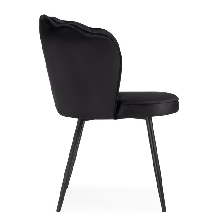 Стул Coral черного цвета - лучшие Обеденные стулья в INMYROOM
