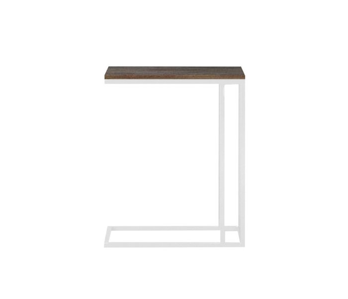 Кофейный стол Бруклин бело-коричневого цвета - лучшие Кофейные столики в INMYROOM