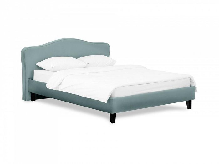 Кровать Queen II Elizabeth L 160х200 серо-голубого цвета - купить Кровати для спальни по цене 41580.0