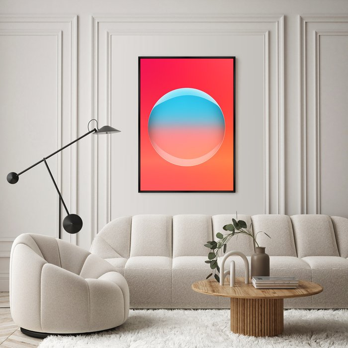 Репродукция картины Light light bubble, 2024г. - лучшие Картины в INMYROOM