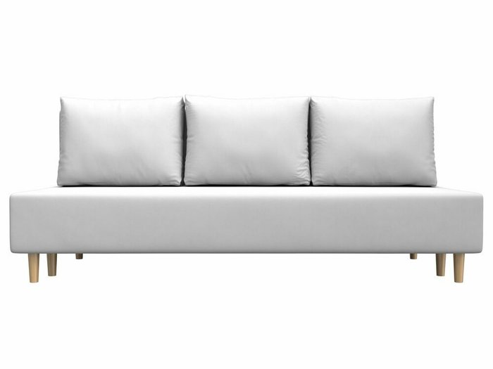 Диван-кровать Лига 033 белого цвета (экокожа) - купить Прямые диваны по цене 28999.0