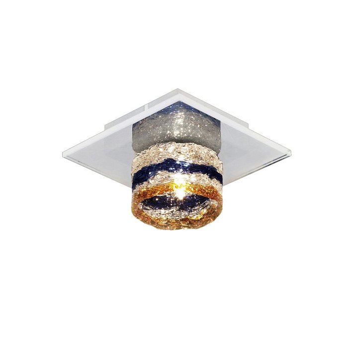 Потолочный светильник Illuminati с плафоном из фактурного стекла