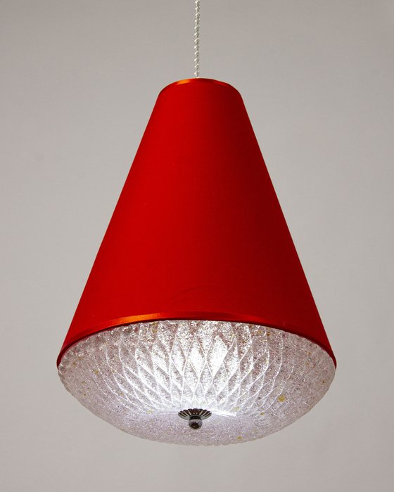 Подвесной светильник Cavaliere CL.8301-RED (стекло, цвет прозрачный) - лучшие Подвесные светильники в INMYROOM