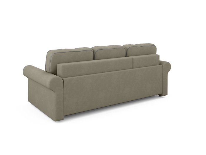 Угловой диван-кровать левый Tulon серо-бежевого цвета - лучшие Угловые диваны в INMYROOM