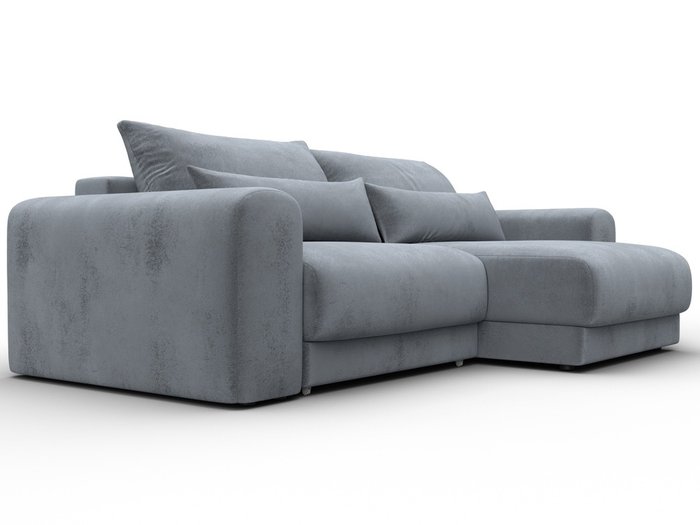 Угловой диван-кровать Лига-056 серого цвета - лучшие Угловые диваны в INMYROOM Угловой диван-кровать Лига-056 серого цвета - лучшие Угловые диваны в INMYROOM