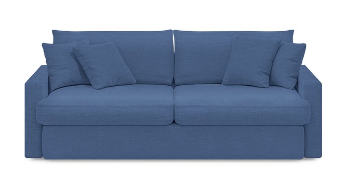 Диван-кровать Стелф ЭКО синего цвета - купить Прямые диваны по цене 56700.0