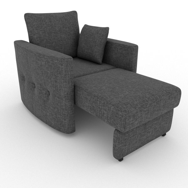 Кресло-кровать Luna серого цвета - купить Интерьерные кресла по цене 9700.0