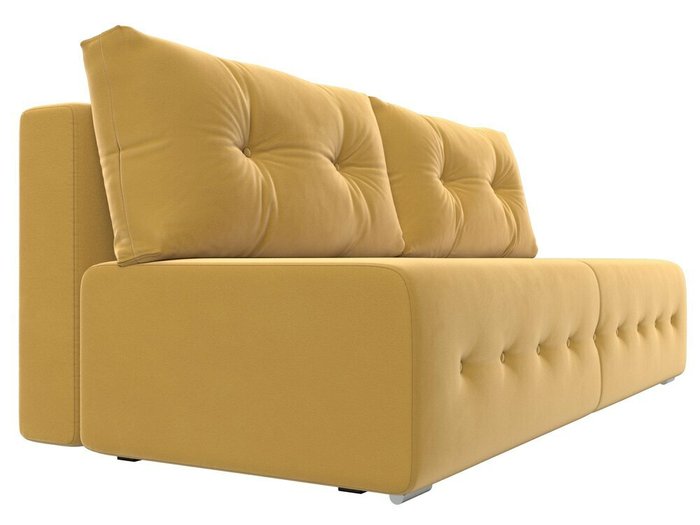 Прямой диван-кровать Лондон желтого цвета - лучшие Прямые диваны в INMYROOM