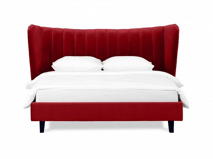 Кровать Queen Agata L 160х200 бордового цвета