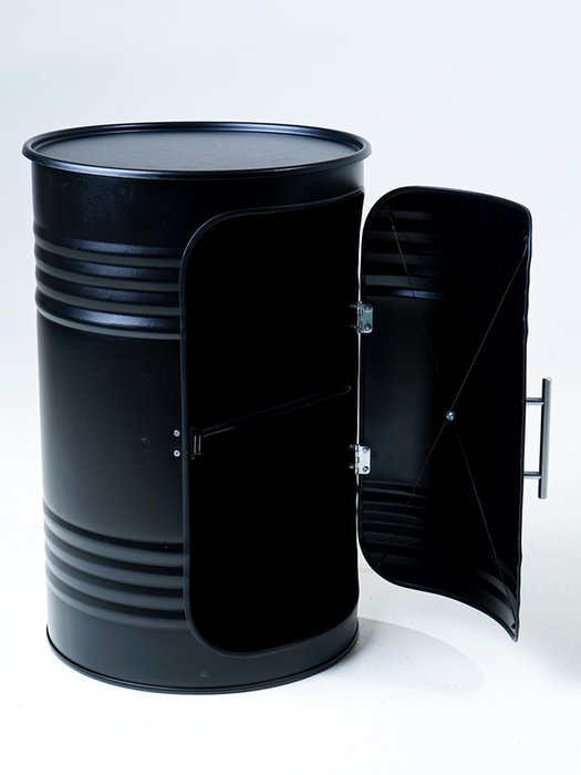 Тумба для хранения-бочка Pro Black черного цвета - лучшие Тумбы для хранения в INMYROOM