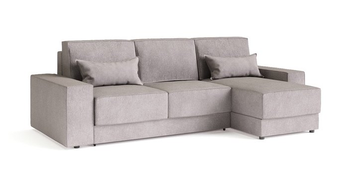 Угловой диван-кровать Модесто серого цвета - купить Угловые диваны по цене 110188.0