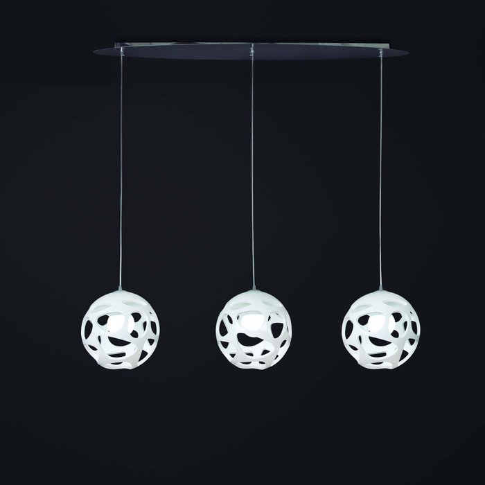 Подвесной светильник Organica 5145 (пластик, цвет белый) - лучшие Подвесные светильники в INMYROOM Подвесной светильник Organica 5145 (пластик, цвет белый) - лучшие Подвесные светильники в INMYROOM