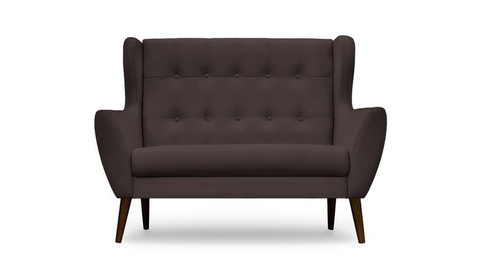 Диван Ньюкасл темно-коричневого цвета - купить Прямые диваны по цене 39000.0