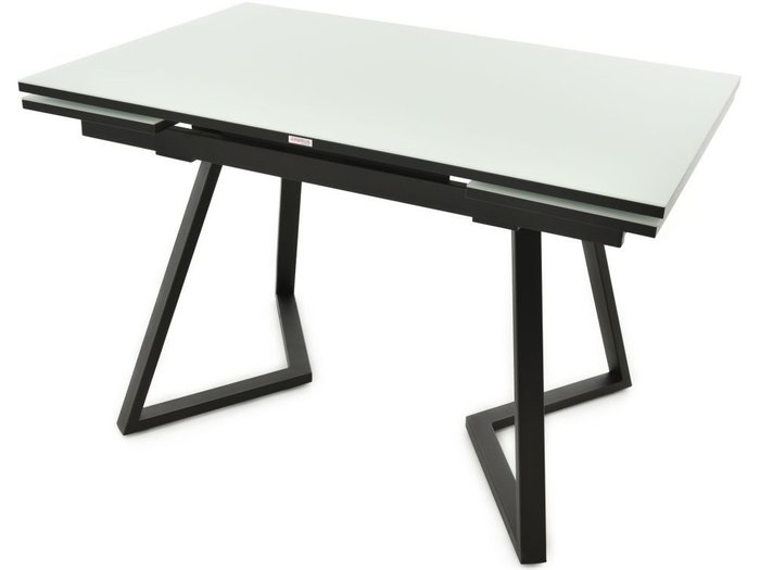 Стол раскладной Римини черно-белого цвета - купить Обеденные столы по цене 30286.0