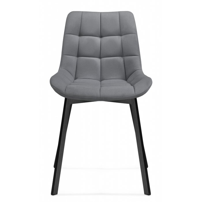 Обеденный стул Челси серого цвета - купить Обеденные стулья по цене 5500.0