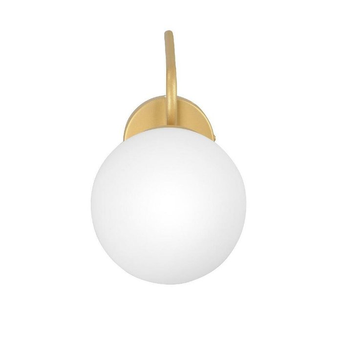 Бра V4715-8/1A (стекло, цвет белый) - лучшие Бра и настенные светильники в INMYROOM