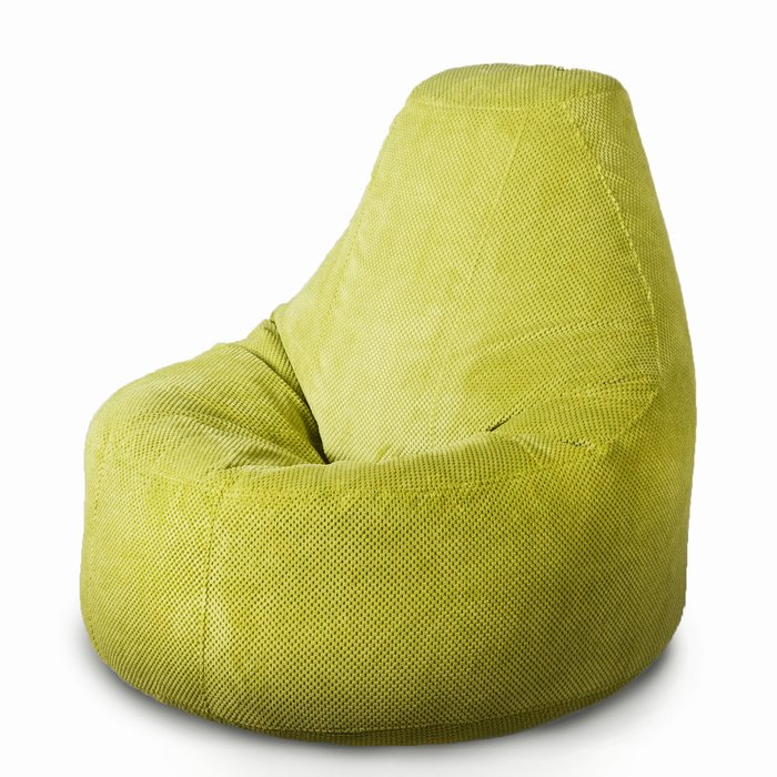 Кресло-мешок Люкс Шартрез салатового цвета