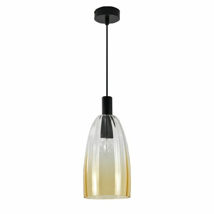 Подвесной светильник Soave V000494 (стекло, цвет янтарный) - купить Подвесные светильники по цене 7500.0 Подвесной светильник Soave V000494 (стекло, цвет янтарный) - купить Подвесные светильники по цене 7500.0
