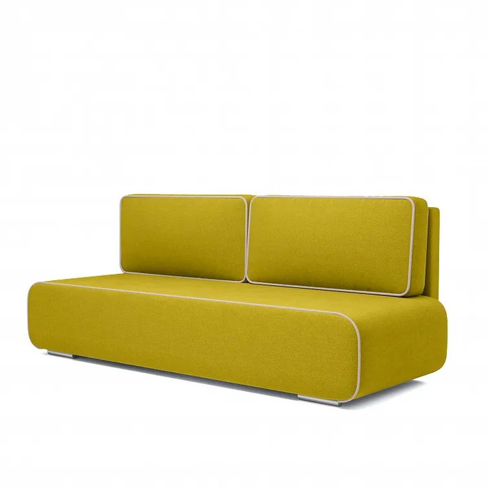 Диван-кровать Рокки желто-зеленого цвета - купить Прямые диваны по цене 32508.0