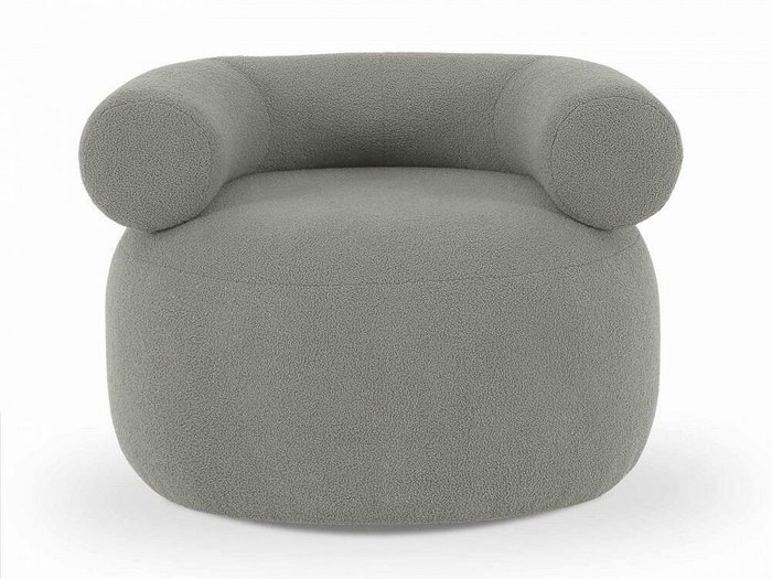Кресло вращающееся Tirella серого цвета - купить Интерьерные кресла по цене 63900.0