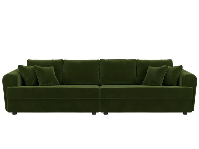 Прямой диван-кровать Милтон зеленого цвета - купить Прямые диваны по цене 66999.0