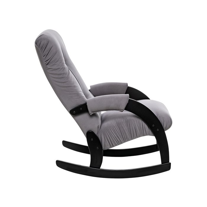 Кресло-качалка Модель 67 серого цвета - лучшие Интерьерные кресла в INMYROOM