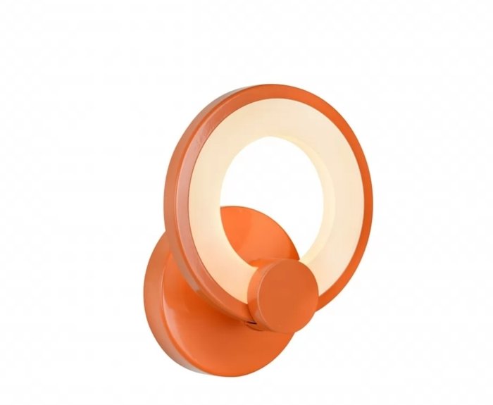 Настенный светильник Ring оранжевого цвета - купить Бра и настенные светильники по цене 4890.0