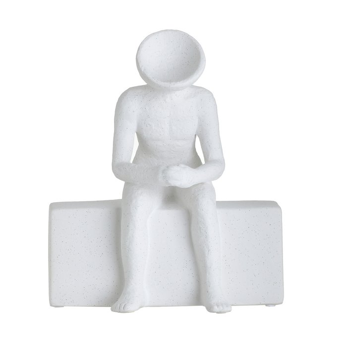 Декор настольный Figure белого цвета - купить Фигуры и статуэтки по цене 3940.0