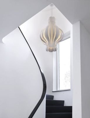 Дизайнерский подвесной светильник Onion silver Дизайнерский подвесной светильник Onion silver