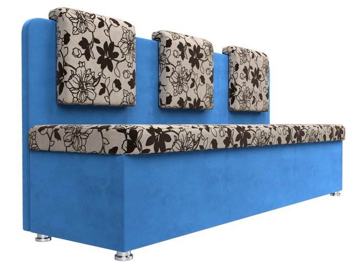 Диван Маккон голубого цвета - лучшие Прямые диваны в INMYROOM