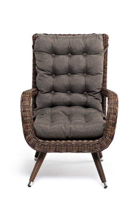 Кресло Толедо коричневого цвета - купить Садовые кресла по цене 53000.0