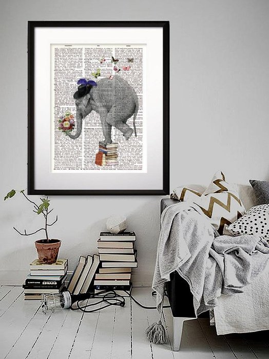 Постер Mr. Elephant А3 на бумаге  - купить Картины по цене 2500.0