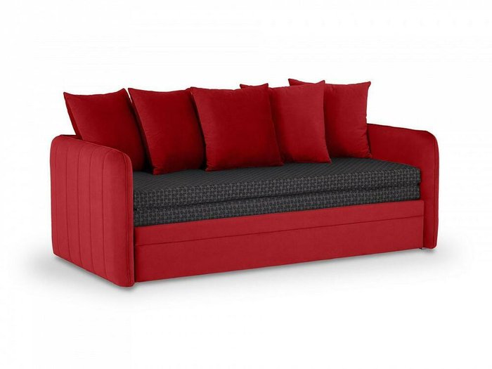 Диван Todi бордового цвета - купить Прямые диваны по цене 88900.0