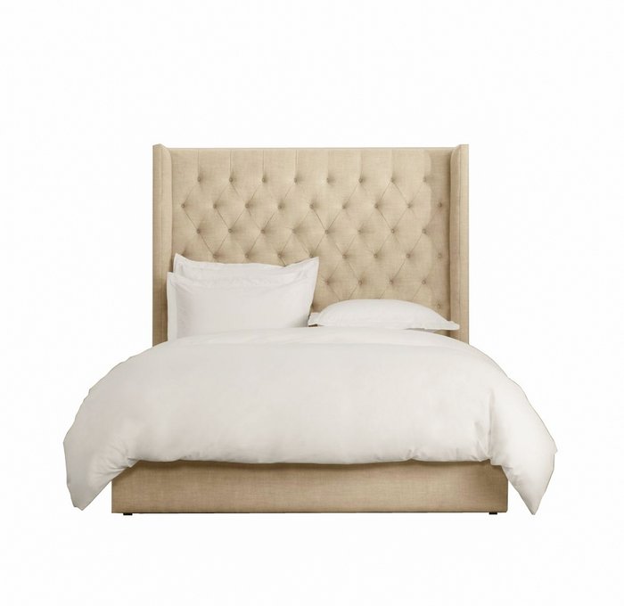 Кровать Melso 180х200 бежевого цвета - купить Кровати для спальни по цене 98480.0