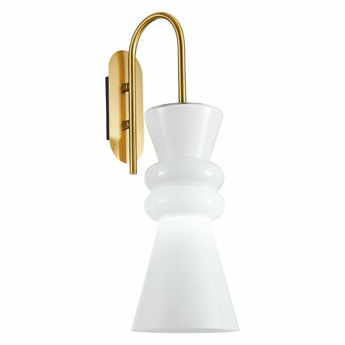 Бра Bloom MD.9345-1-W-BR (стекло, цвет белый) Бра Bloom MD.9345-1-W-BR (стекло, цвет белый)
