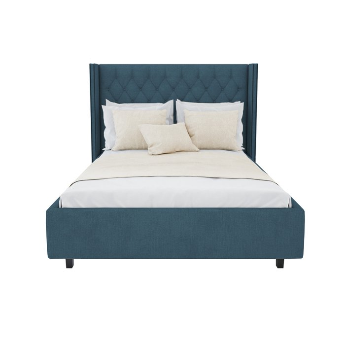 Кровать с декоративными гвоздиками Wing 180x200  - лучшие Кровати для спальни в INMYROOM